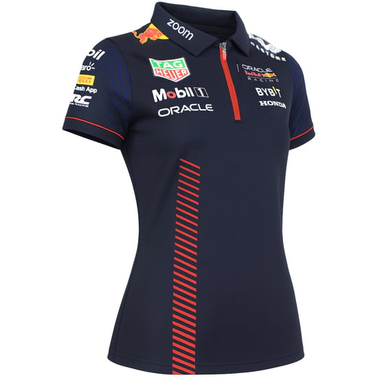 Castore Red Bull Racing F1 Team Damen Polohemd in Marineblau - Image 2