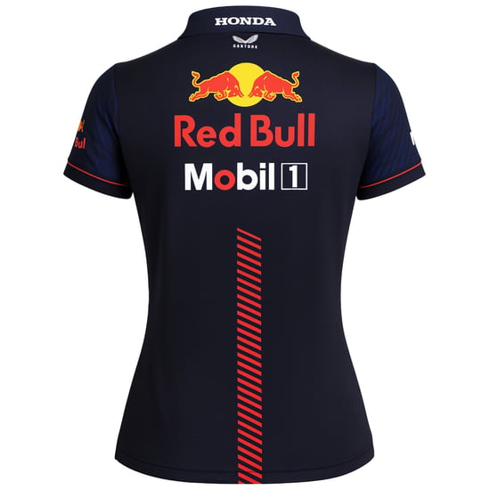 Castore Red Bull Racing F1 Team Damen Polohemd in Marineblau - Image 4