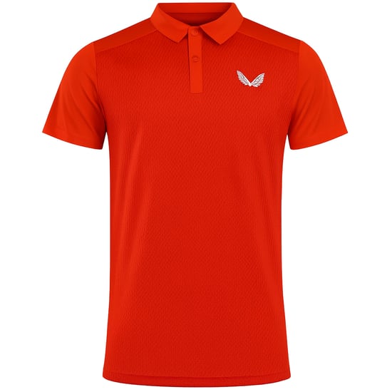 Castore Geo Herren rotes Poloshirt - Image 1