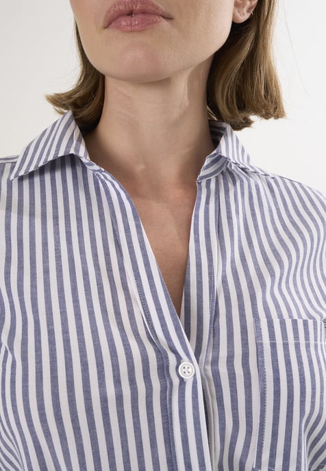 Hemd Gestreiftes Langarmhemd - Image 3