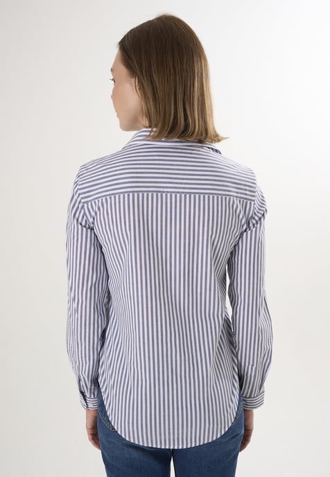 Hemd Gestreiftes Langarmhemd - Image 4