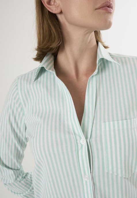 Hemd Gestreiftes Langarmhemd - Image 3