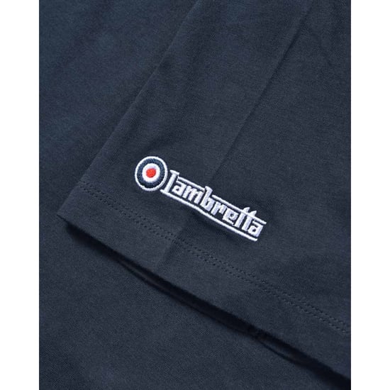 Lambretta Herren Scooter T-Shirt (Marineblau) - Image 5