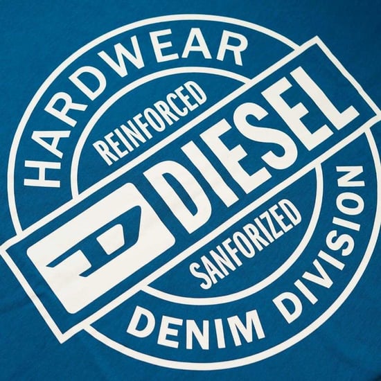 Diesel Herren Hardware Circle T-Shirt (Blauer Saphir) - Image 2