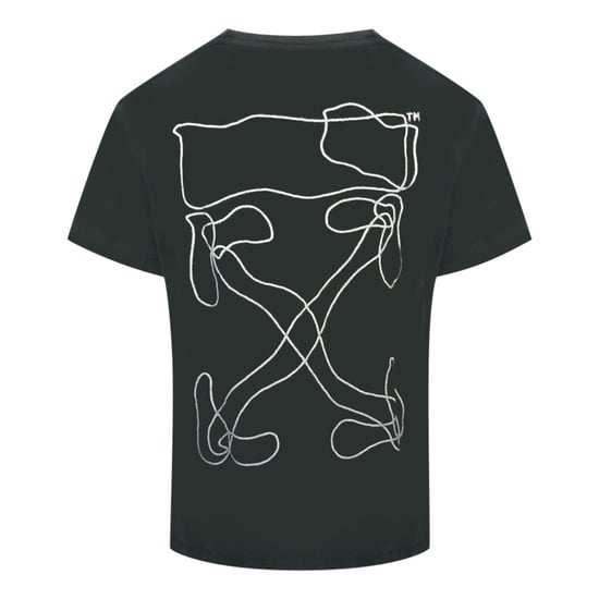 Off-white - T-shirt Mit Scribble Arrow-logo In Verblasstem Schwarz - Image 2