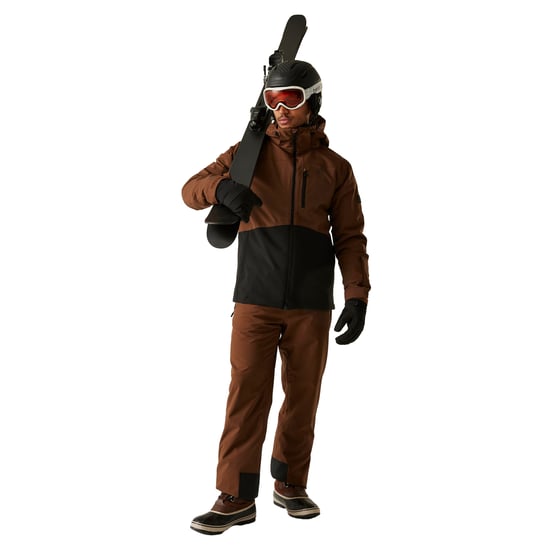 Dare 2B Herren Edge III Skijacke (Dunkelbraun/Schwarz) - Image 5