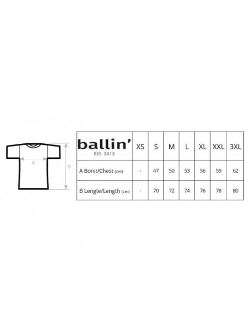 Herren-T-Shirt von der Marke Ballin Est. 2013. Diese Hemden von Ballin Est. 2013 sind aus 100% Bio-Baumwolle hergestellt und haben eine taillierte Passform. Dies ist eine etwas engere Passform. Die weiche Baumwolle sorgt für hohen Tragekomfort.  Modellbez - Image 2