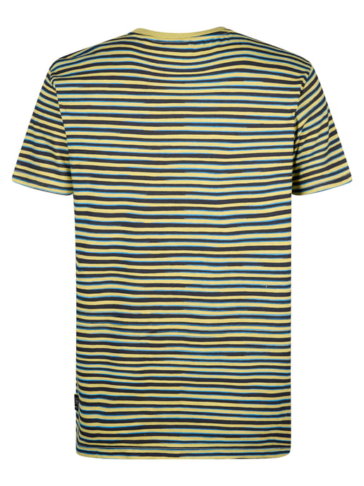 Petrol Industries - Gestreiftes T-Shirt Anchorview Herren - Grün - Image 2