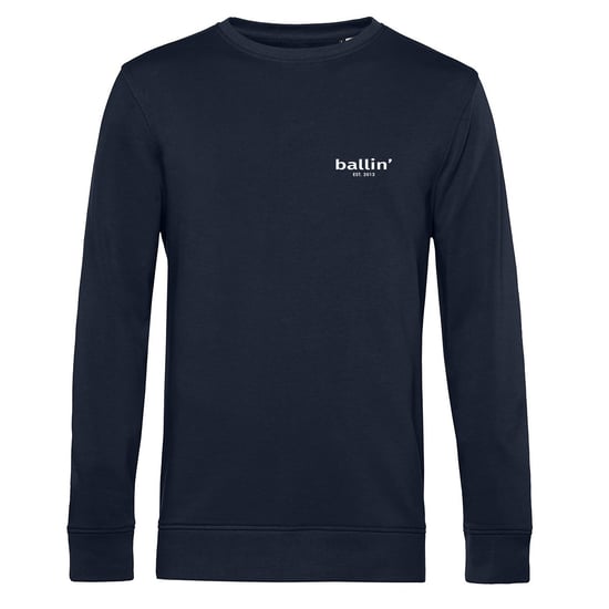 Small Logo Sweater von Ballin Est. 2013 in der farbe Blau und in größe XXL. - Image 1
