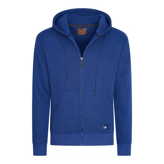 Cappuccino Italia Fleece-Kapuze für Herren. Der Fleece-Kapuzenpullover besteht aus Baumwolle und Polyester und hat einen klassischen Schnitt. - Image 1