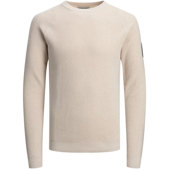 Classic Spring Knit Crew Neck von Jack & Jones in der farbe Weiss und in größe S. - Image 1