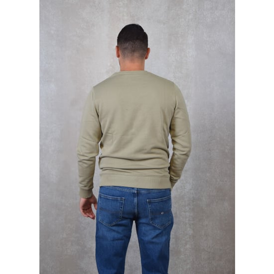 Lyle & Scott Branded Sage Uniform Green Pullover-Sweatshirt - Image 6