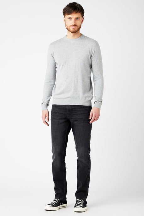 wolljacke crew knit mid grau - Image 3