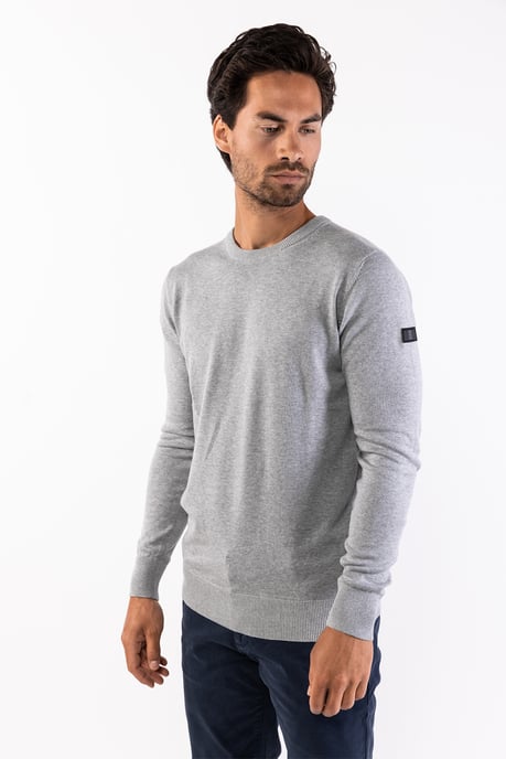 Herren-Pullover der Marke Presly & Sun. Der Pullover von Presly & Sun ist aus Bio-Baumwolle hergestellt und hat eine normale Passform. Die weiche Baumwolle sorgt für hohen Tragekomfort. Marke: Presly & SunModellname: Will R-Neck Knitted Pullover Kategori - Image 2