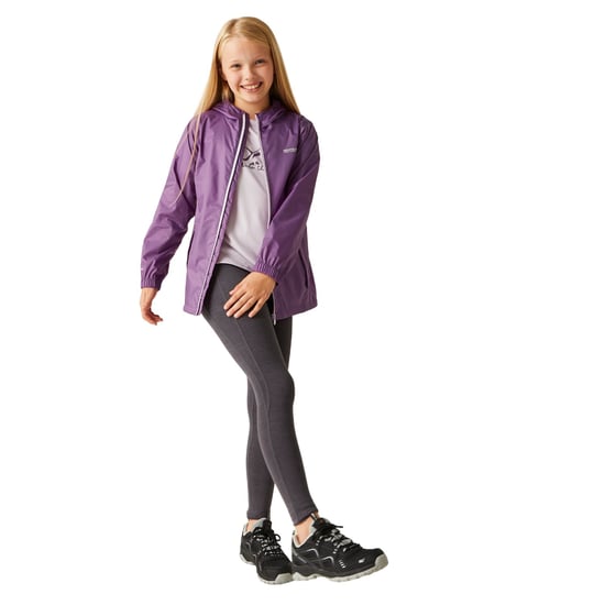 Regatta Great Outdoors Kinder Pack It Jacke III, wasserfest (Abendlicht Violett) - Image 3