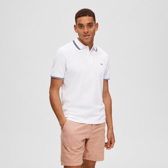 Ausgewähltes Poloshirt für Herren. Das Polo ist aus 100% Baumwolle und hat eine normale Passform.  Marke: SelectedModellname: Dante Sport PoloKategorie: Poloshirt für HerrenMaterialien: BaumwolleFarbe: weiß - Image 2