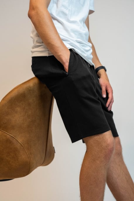 Pique Short von Mario Russo in der farbe Schwarz und in größe XL. - Image 3