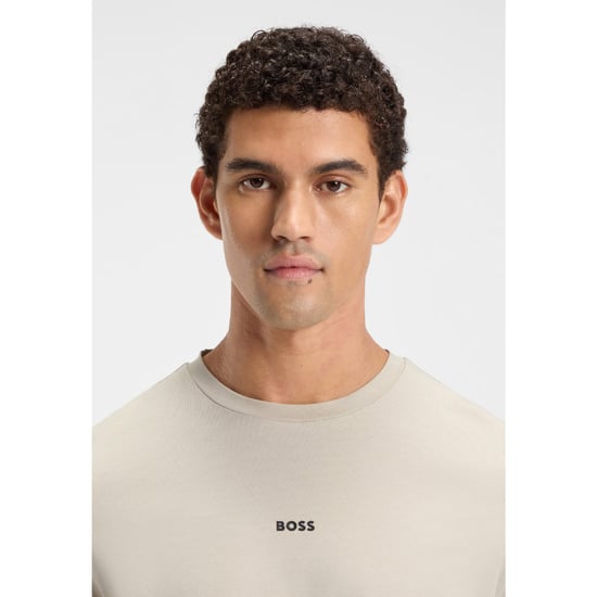 Herren Boss Tchup T-Shirt in Beige - Image 4