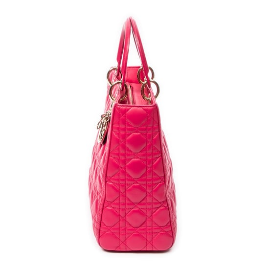 Large Lady Dior Zip Umhängetasche - Image 3