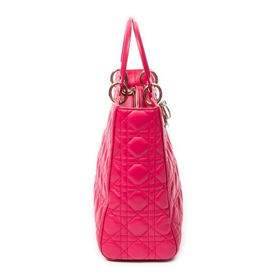 Large Lady Dior Zip Umhängetasche - Image 4