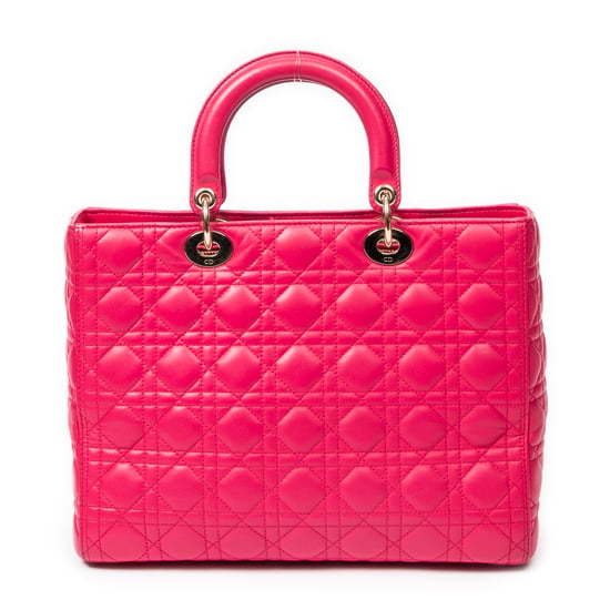 Large Lady Dior Zip Umhängetasche - Image 5