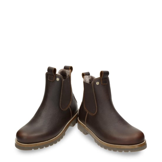 Panama Jack Herren Beny Igloo C2 Chelsea-Stiefel aus wasserdichtem Leder in Kastanienbraun - Image 3