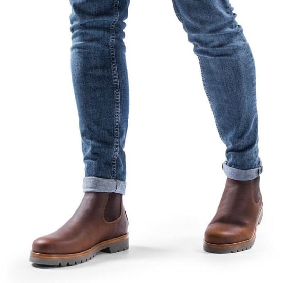 Panama Jack Herren Beny Igloo C2 Chelsea-Stiefel aus wasserdichtem Leder in Kastanienbraun - Image 4