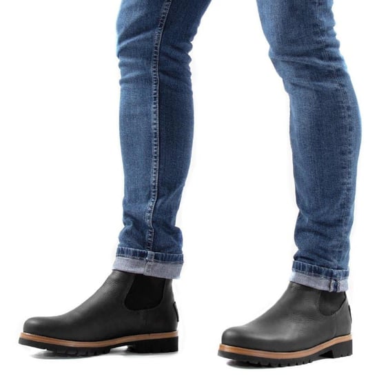 Panama Jack Herren Beny Igloo C1 Chelsea-Stiefel aus schwarzem, wasserdichtem Leder - Image 5