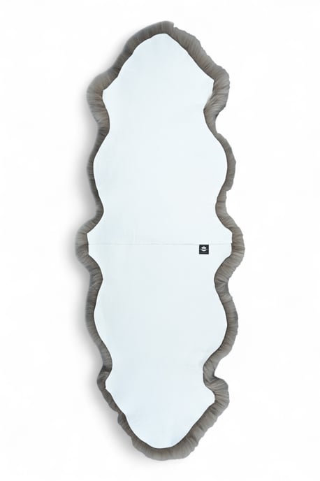 Echter Schaffell-Pilz, doppelt, natürlich, seidig, flauschig, weich, echter Wollteppich - Image 3