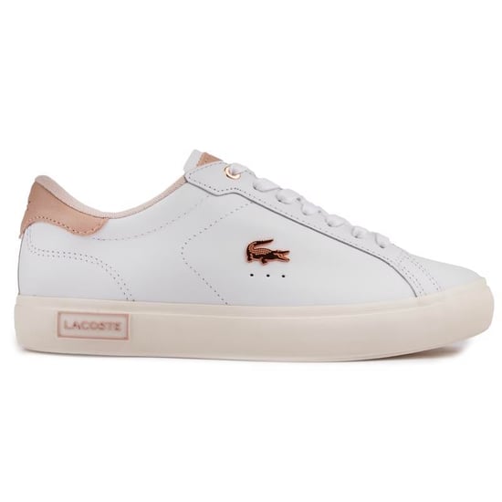 Kaufen Sie Lacoste Powercourt 222 5 Sfa Damen-Weiß/ Hellrosa-Trainer - Image 1