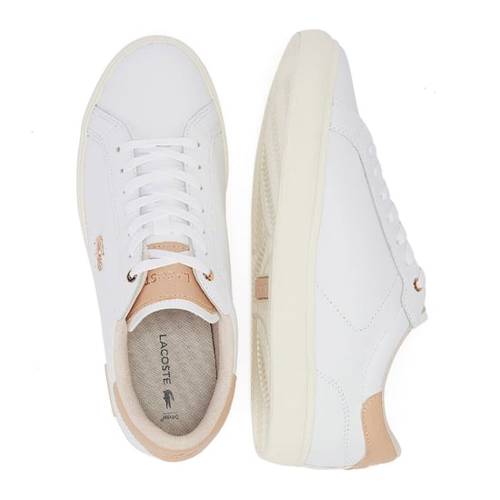 Kaufen Sie Lacoste Powercourt 222 5 Sfa Damen-Weiß/ Hellrosa-Trainer - Image 6