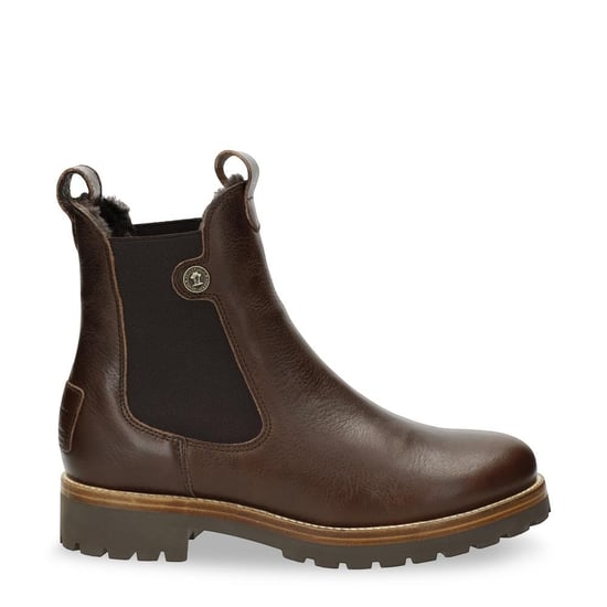 Panama Jack Francesca B13 Chelsea-Stiefel für Damen aus braunem Leder - Image 1