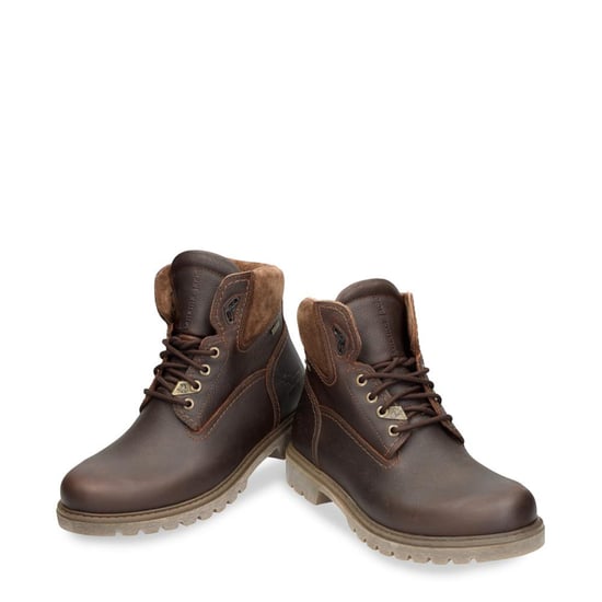 Panama Jack Herren Amur GTX C10 Kastanienbraune wasserdichte Lederstiefeletten - Image 3