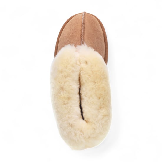 Damen Winterstiefelette aus Schaffell-Wildleder in Hellbraun zum Hineinschlüpfen – Glacier - Image 6