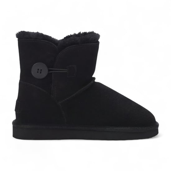 Damen Schaffell Wildleder Hellbraun Braun Ankle Bootie Warme Winterstiefel - Alpine - Image 1