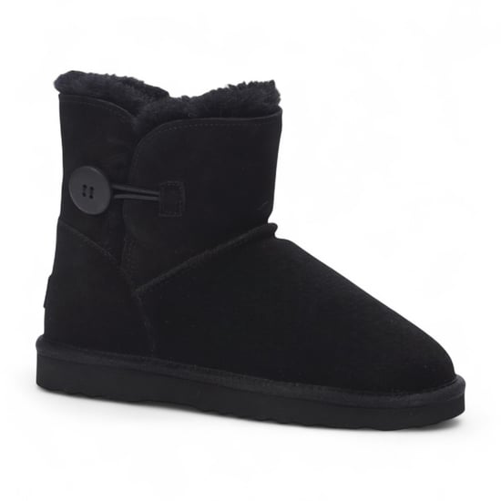 Damen Schaffell Wildleder Hellbraun Braun Ankle Bootie Warme Winterstiefel - Alpine - Image 4