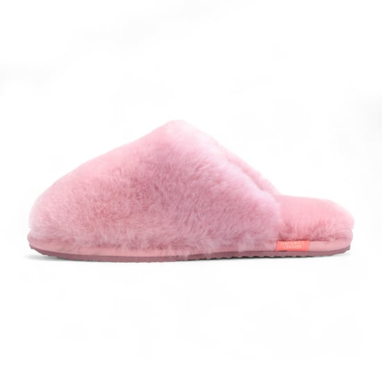 Damen Schaffell Hausschuhe Rosa Warm Winter Pelz Pantolette - Aurora - Image 5