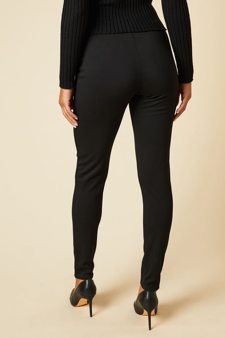 Pocket Detail Ponte Trouser - Image 3