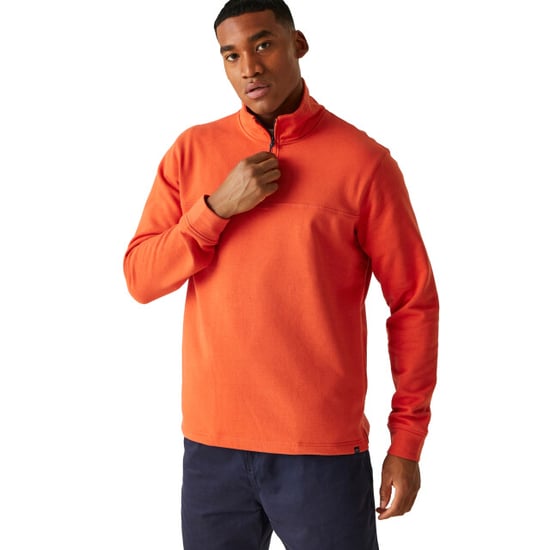 Regatta - "Agilno" Fleece-Oberteil mit halbem Reißverschluss für Herren (Rost/Orange) - Image 4