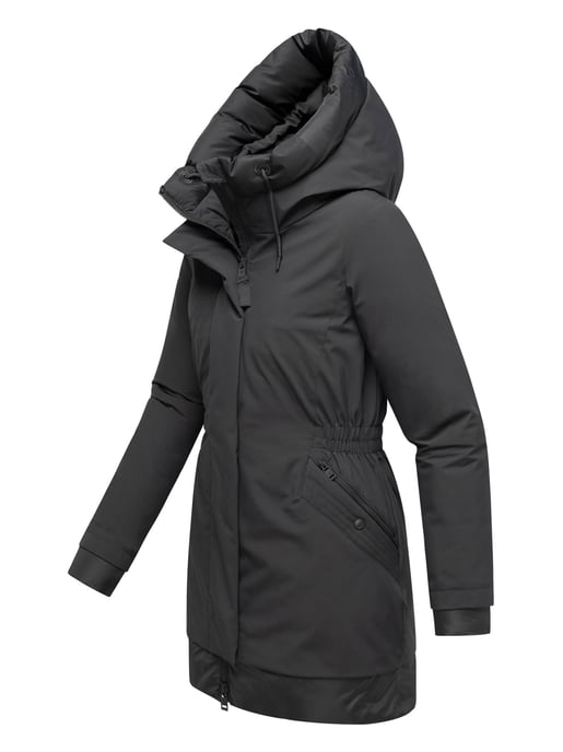 Navahoo Damen Winterparka WINTERPRINZESSIN mit Kapuze & femininer Passform - Image 3