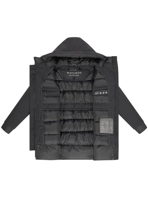 Navahoo Damen Winterparka WINTERPRINZESSIN mit Kapuze & femininer Passform - Image 5
