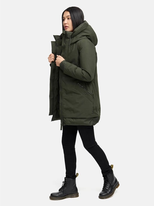 Navahoo Damen Winterparka WINTERPRINZESSIN mit Kapuze & femininer Passform - Image 1