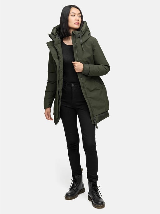 Navahoo Damen Winterparka WINTERPRINZESSIN mit Kapuze & femininer Passform - Image 2