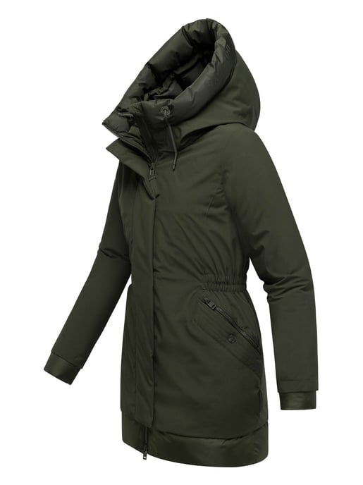 Navahoo Damen Winterparka WINTERPRINZESSIN mit Kapuze & femininer Passform - Image 6