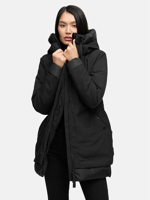 Navahoo Damen Winterparka WINTERPRINZESSIN mit Kapuze & femininer Passform - Image 2