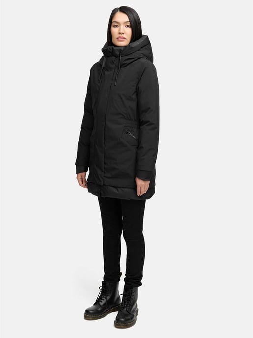 Navahoo Damen Winterparka WINTERPRINZESSIN mit Kapuze & femininer Passform - Image 3