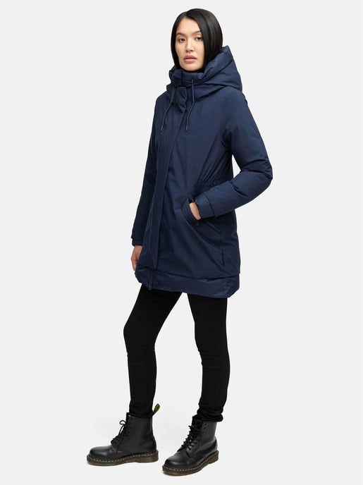Navahoo Damen Winterparka WINTERPRINZESSIN mit Kapuze & femininer Passform - Image 2