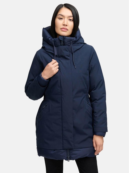 Navahoo Damen Winterparka WINTERPRINZESSIN mit Kapuze & femininer Passform - Image 3