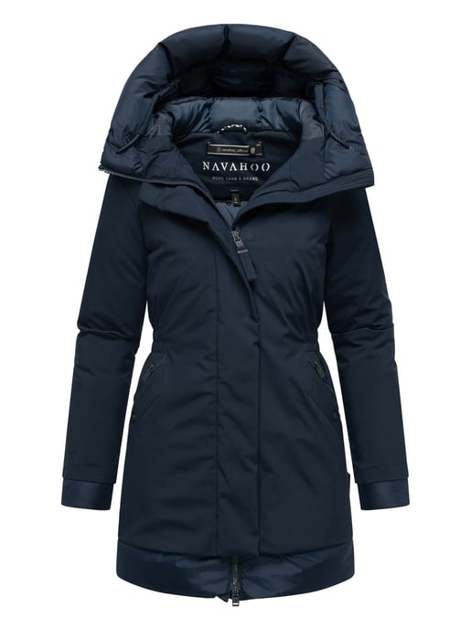Navahoo Damen Winterparka WINTERPRINZESSIN mit Kapuze & femininer Passform - Image 5