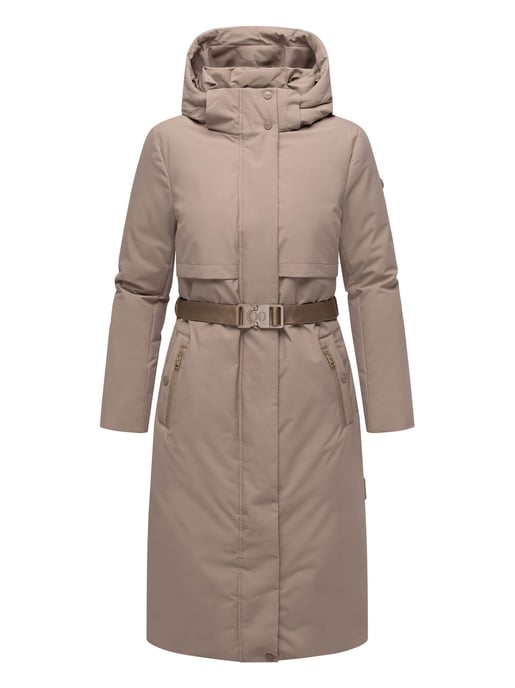 Navahoo Damen Winterparka WALDBUMMLER – wetterfest & stilvoll mit Taillengürtel - Image 2